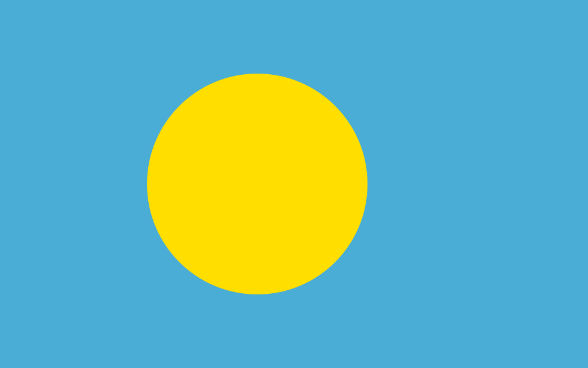 Flag Palau