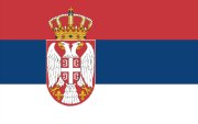 Flagge Serbien