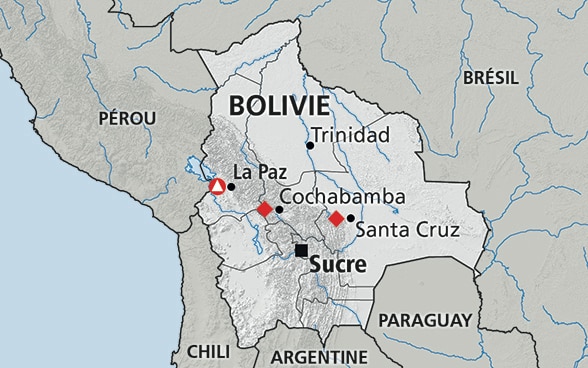 Carte de Bolivie