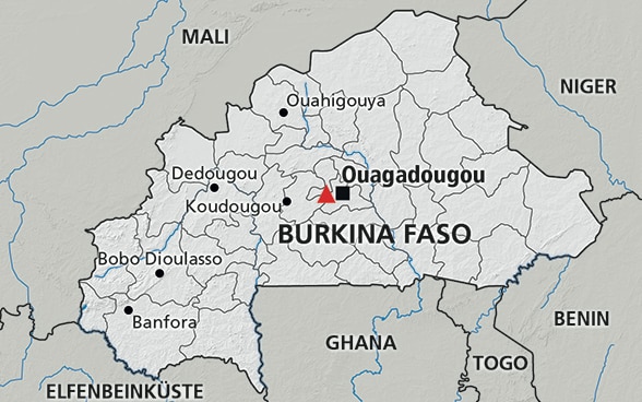 Karte von Burkina Faso