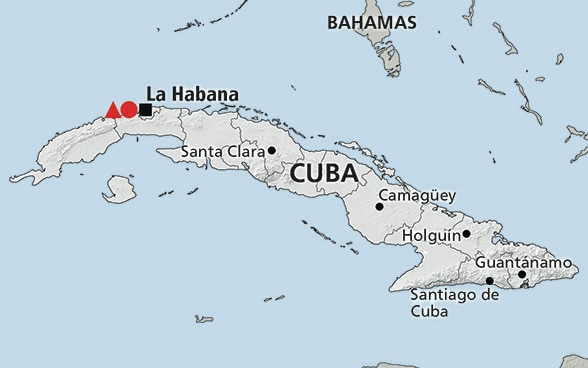Mapa de Cuba
