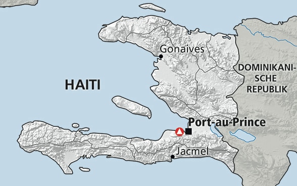 Karte von Haiti