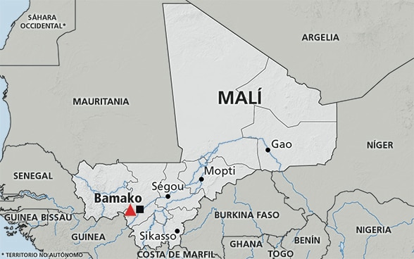 Mapa de Malí