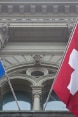 Drapeaux suisse et de l'Union européenne