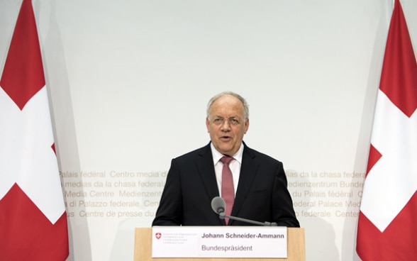 Presidente della Confederazione Johann N.Schneider-Ammann