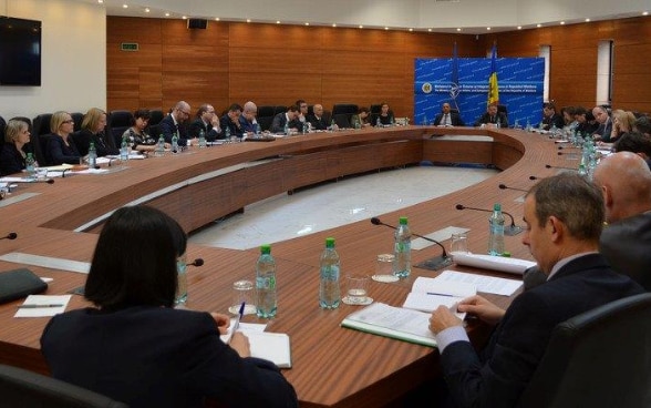 Participants at conference room