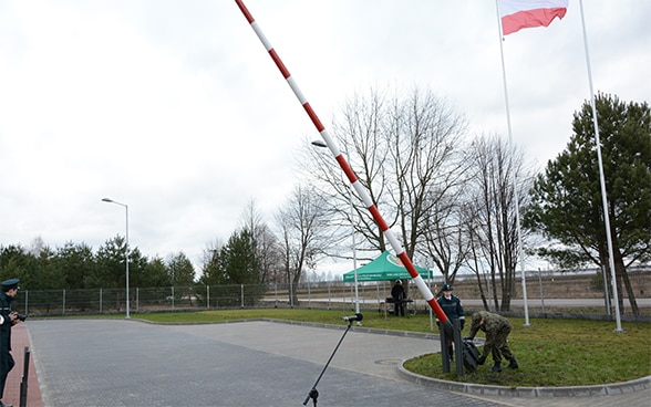 Border crossing in Siemianówka